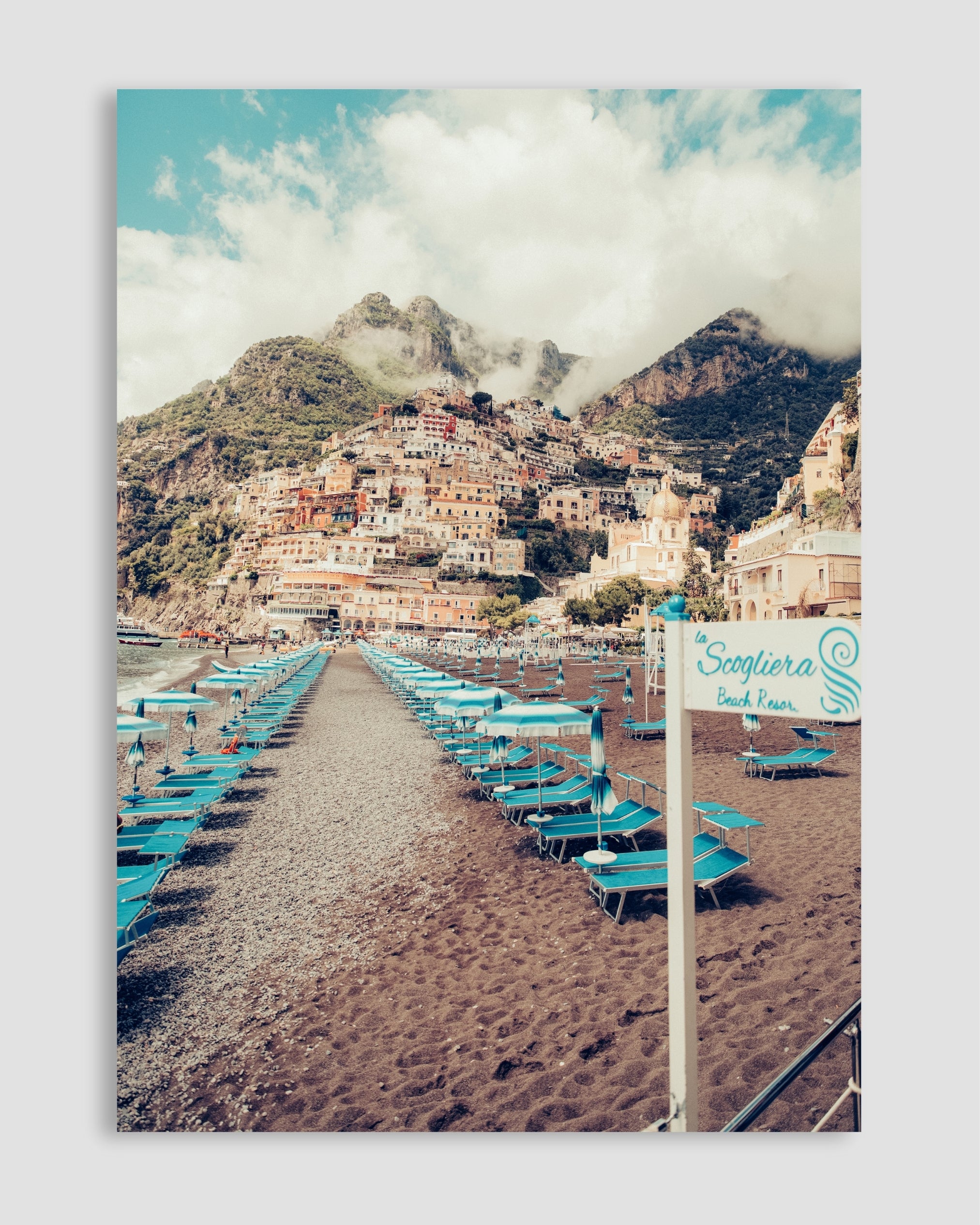 Positano Beach No.2 Poster