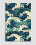 Blue Waves Poster