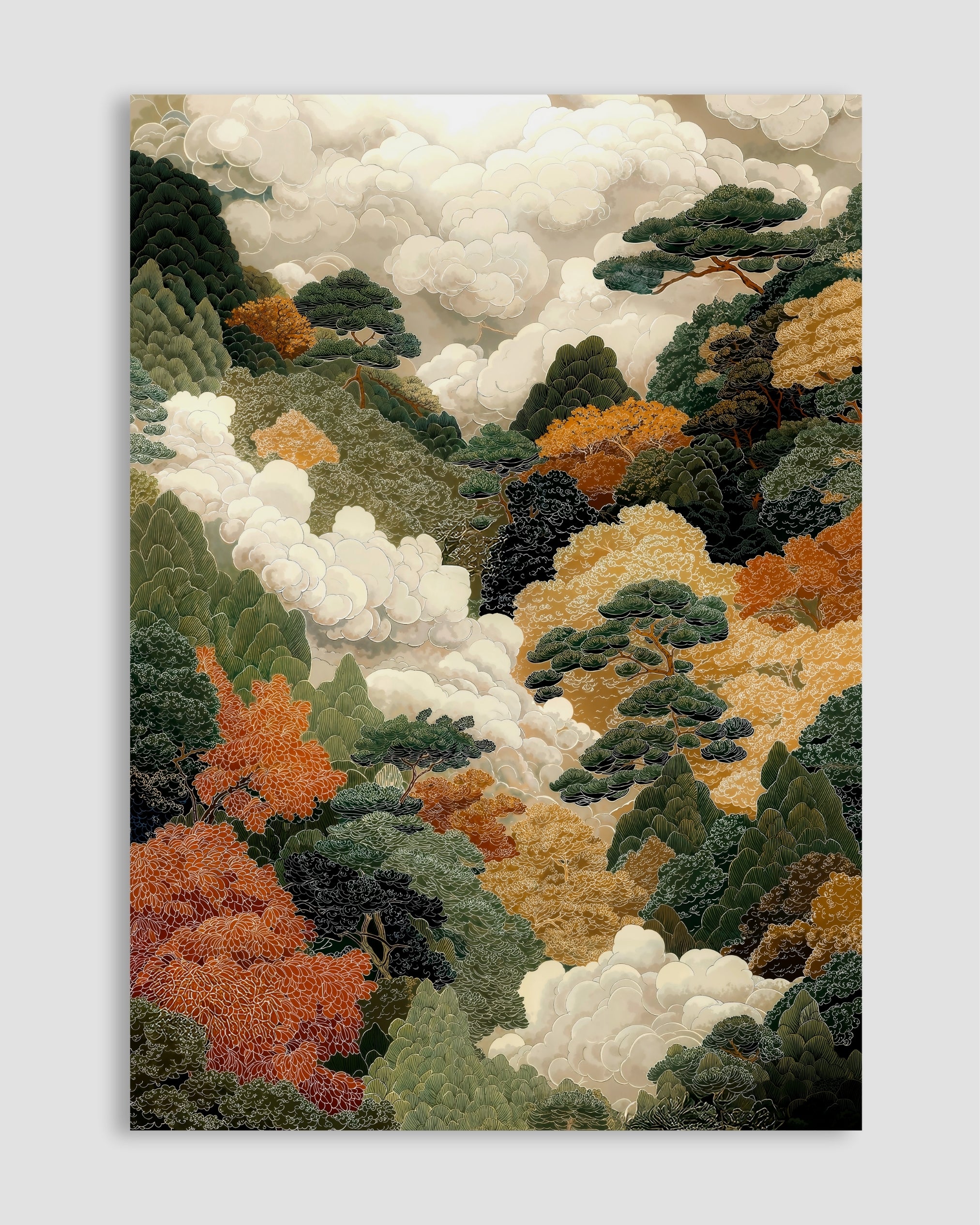 Japon Sanatı 3'lü Poster Seti