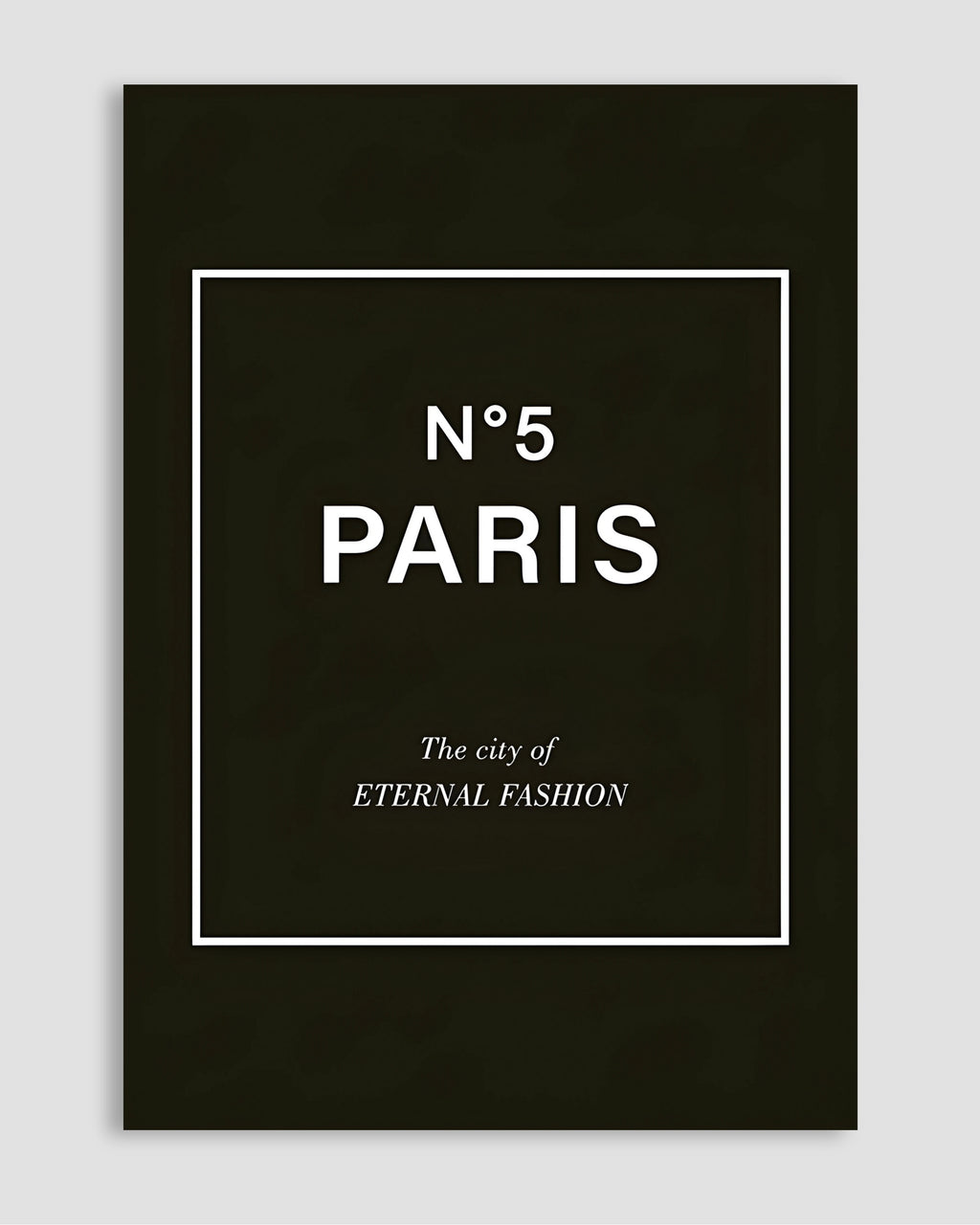 No.5 Paris Poster