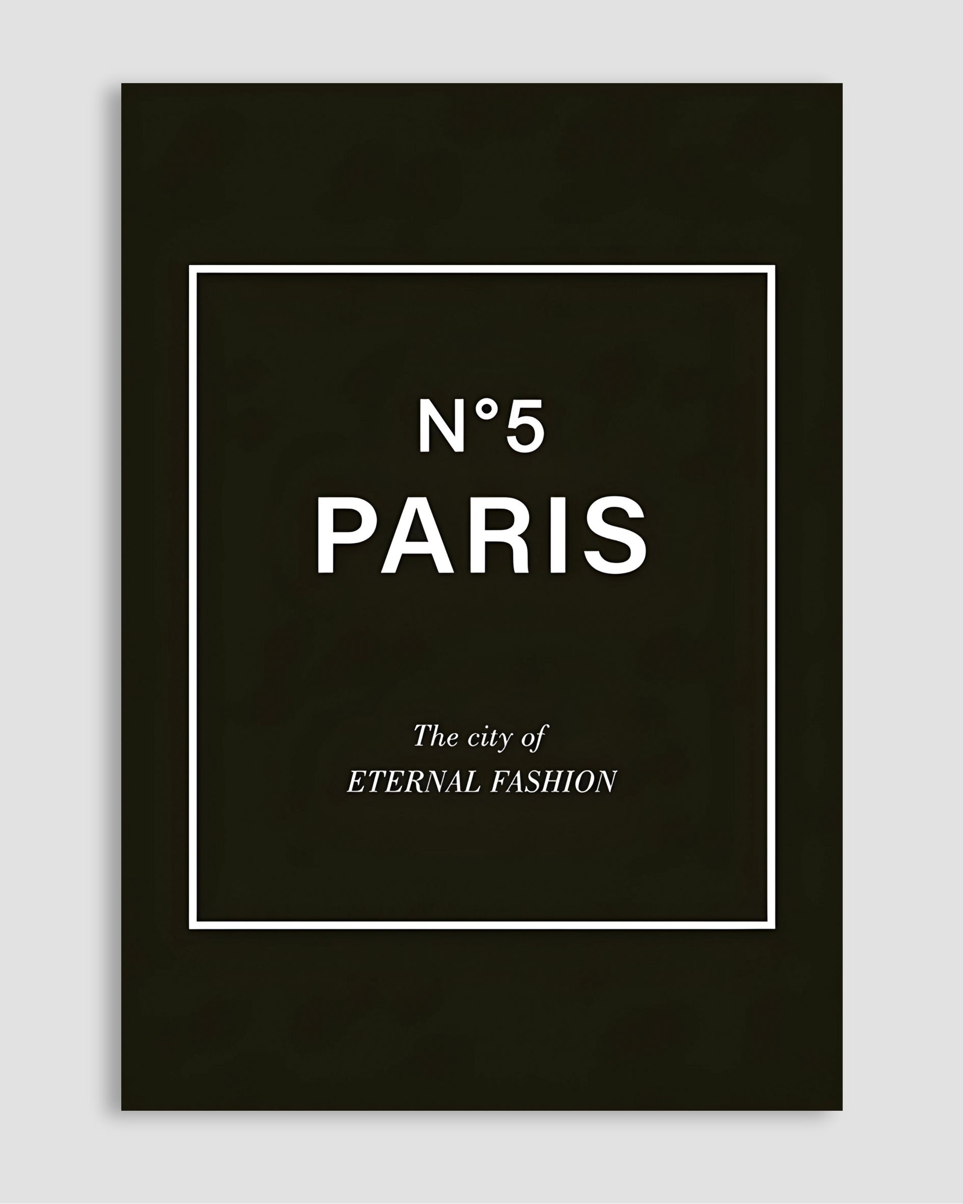 No.5 Paris Poster