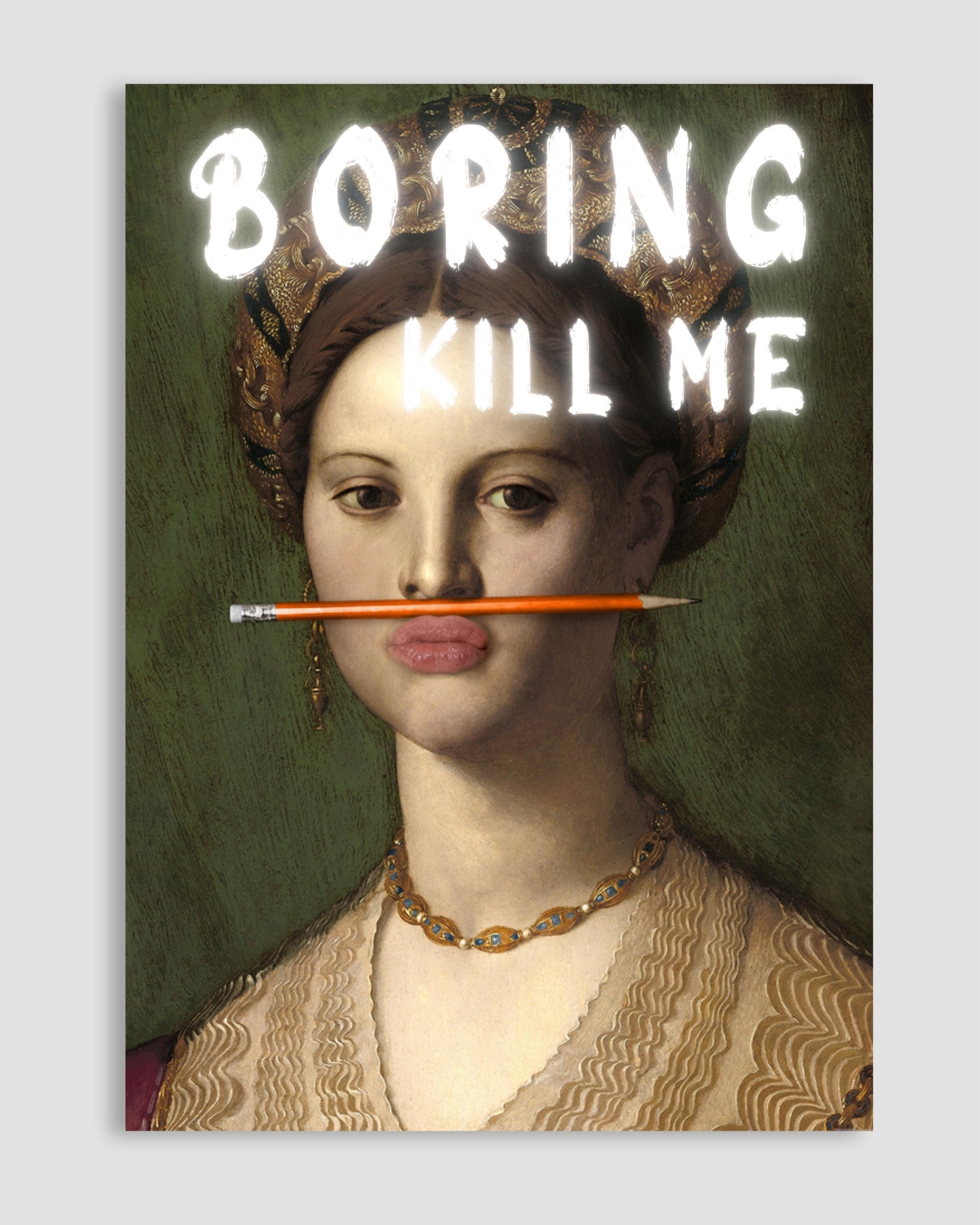 Boring Kill Me Poster