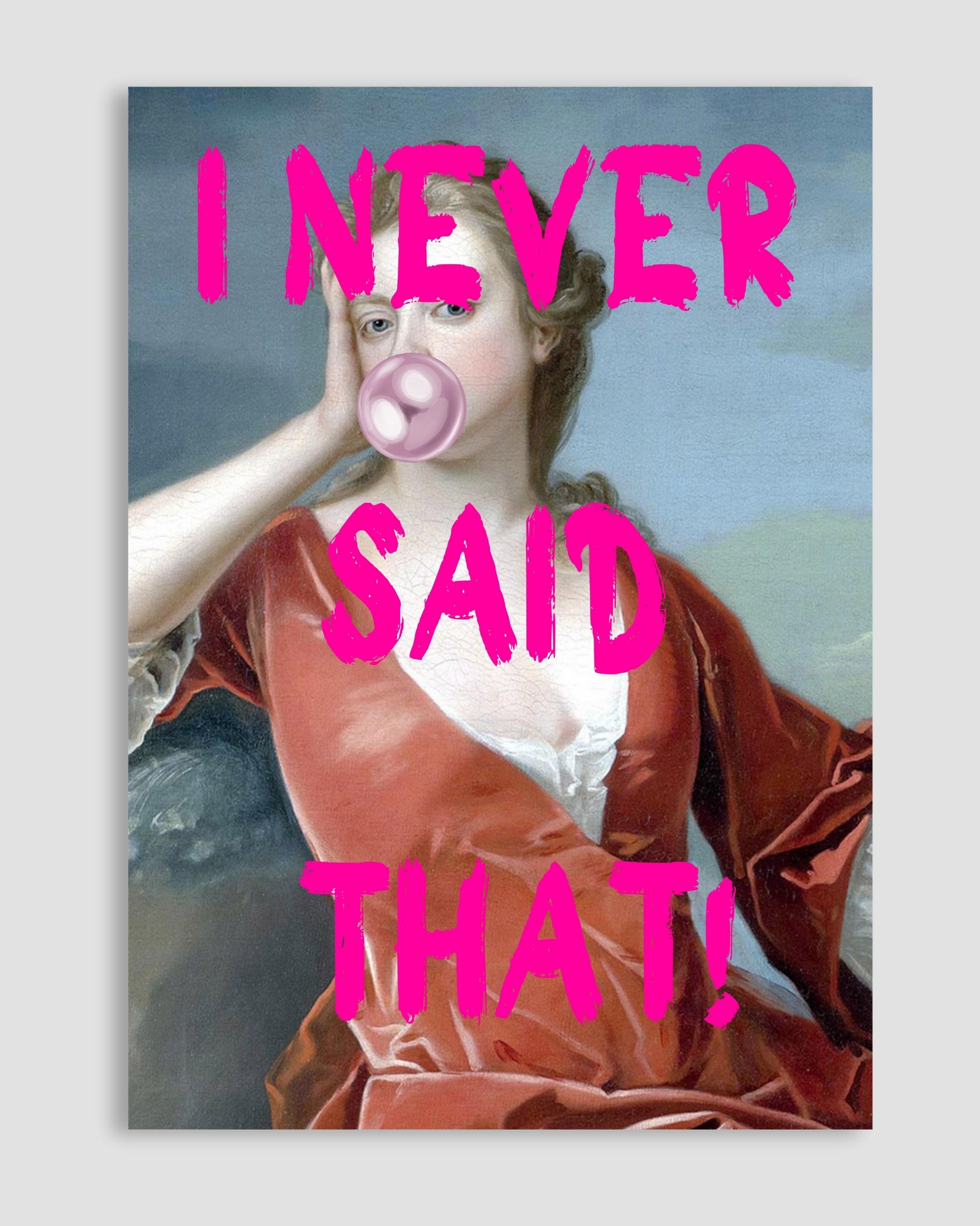 I Never Said That Poster