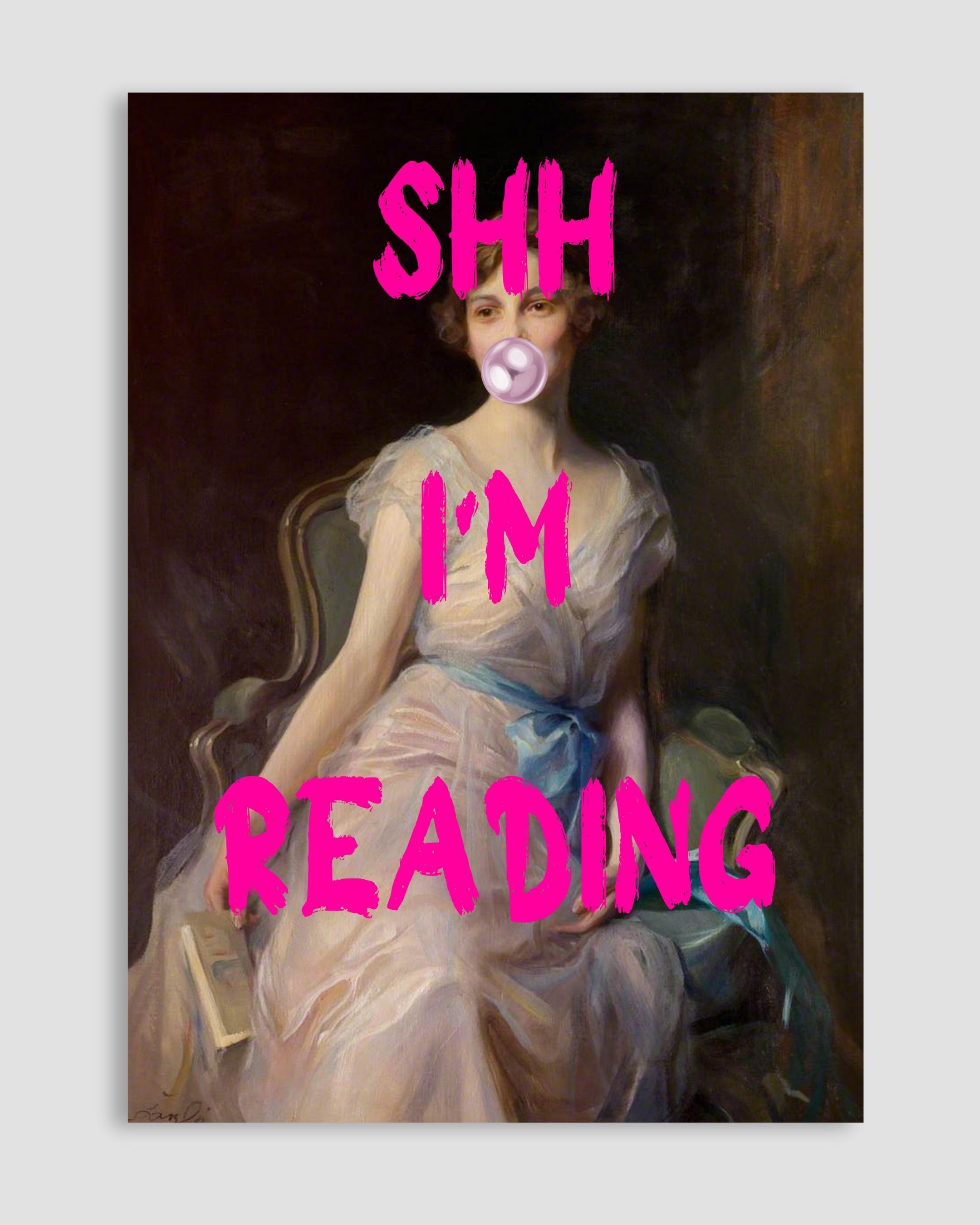 Shh I'm Reading Poster