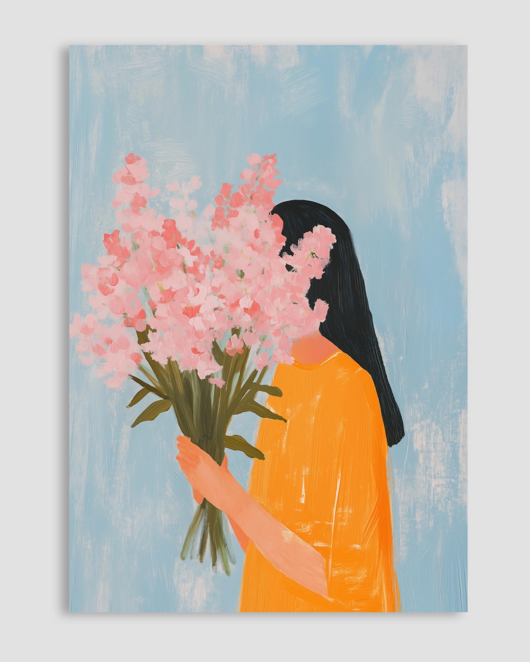 Baharı Taşıyan Kadın Poster