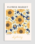 Flower Market Sydney Poster