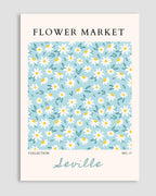 Flower Market Seville Poster