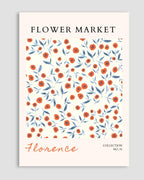 Flower Market Florence Poster