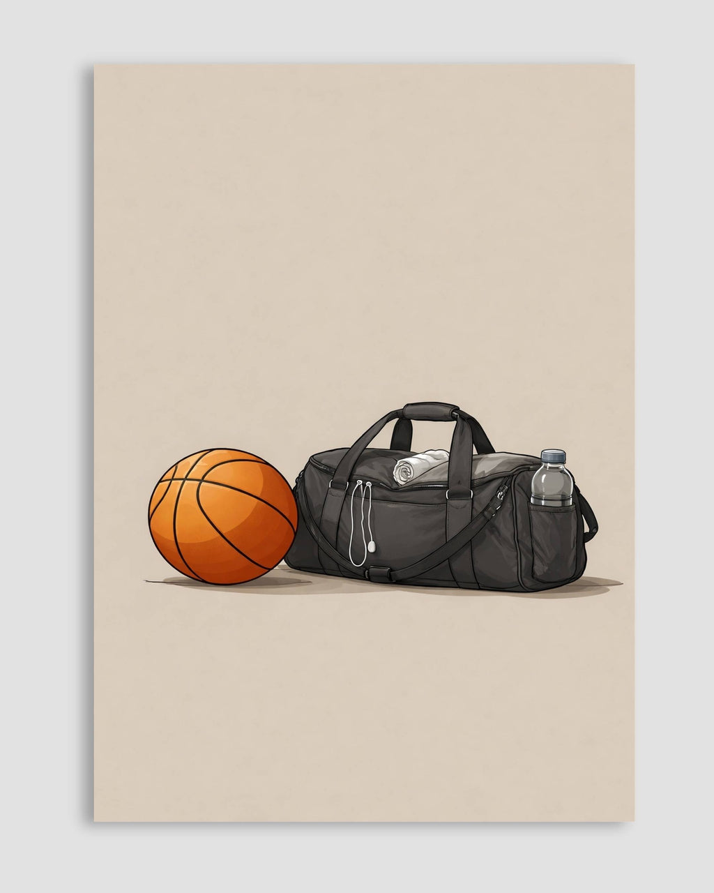 Basketball No.7 Poster