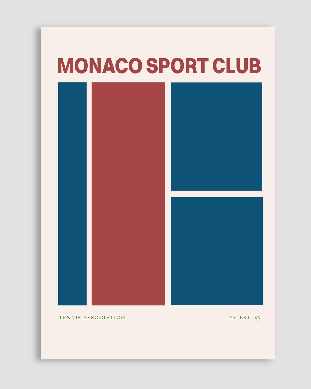 Monaco Sport Club Poster
