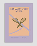 Monaco Tennis Club Poster