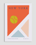 New York Tennis Association Poster