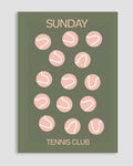 Sunday Tennis Club Poster