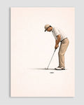Golf Putting Poster