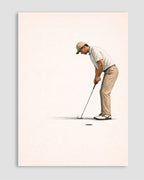 Golf Putting Poster