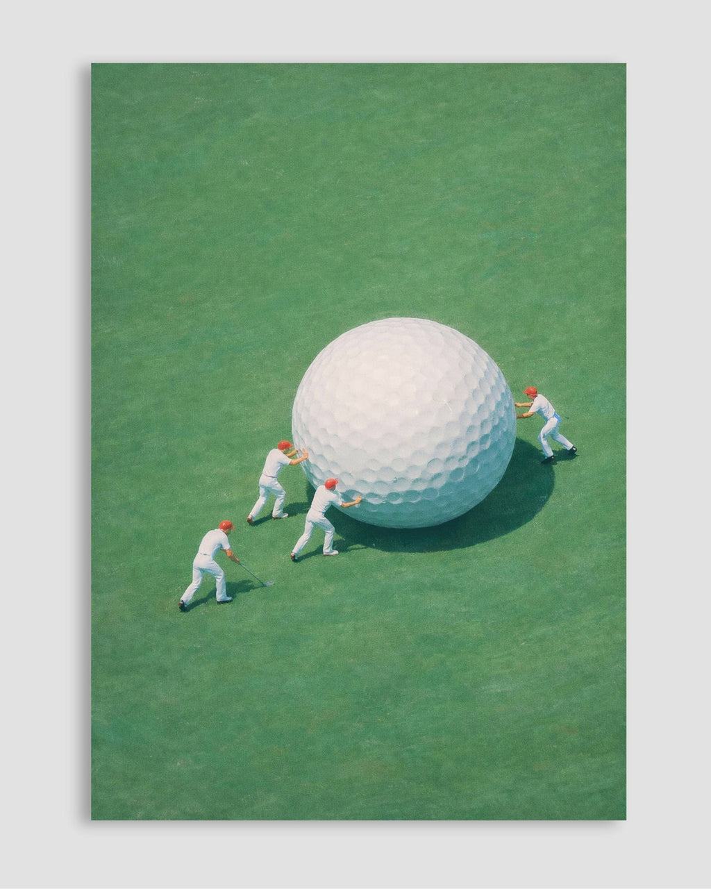 Golf Surreal Poster