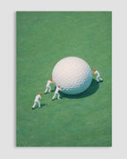 Golf Surreal Poster