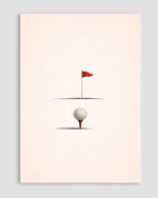Golf Flag Poster