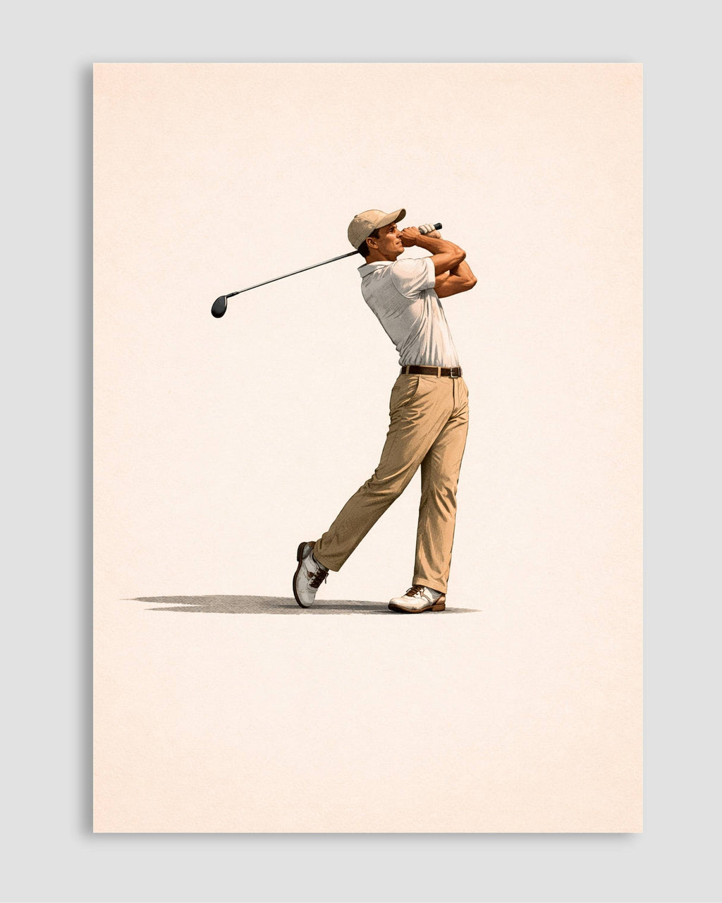 Golf Minimal Poster