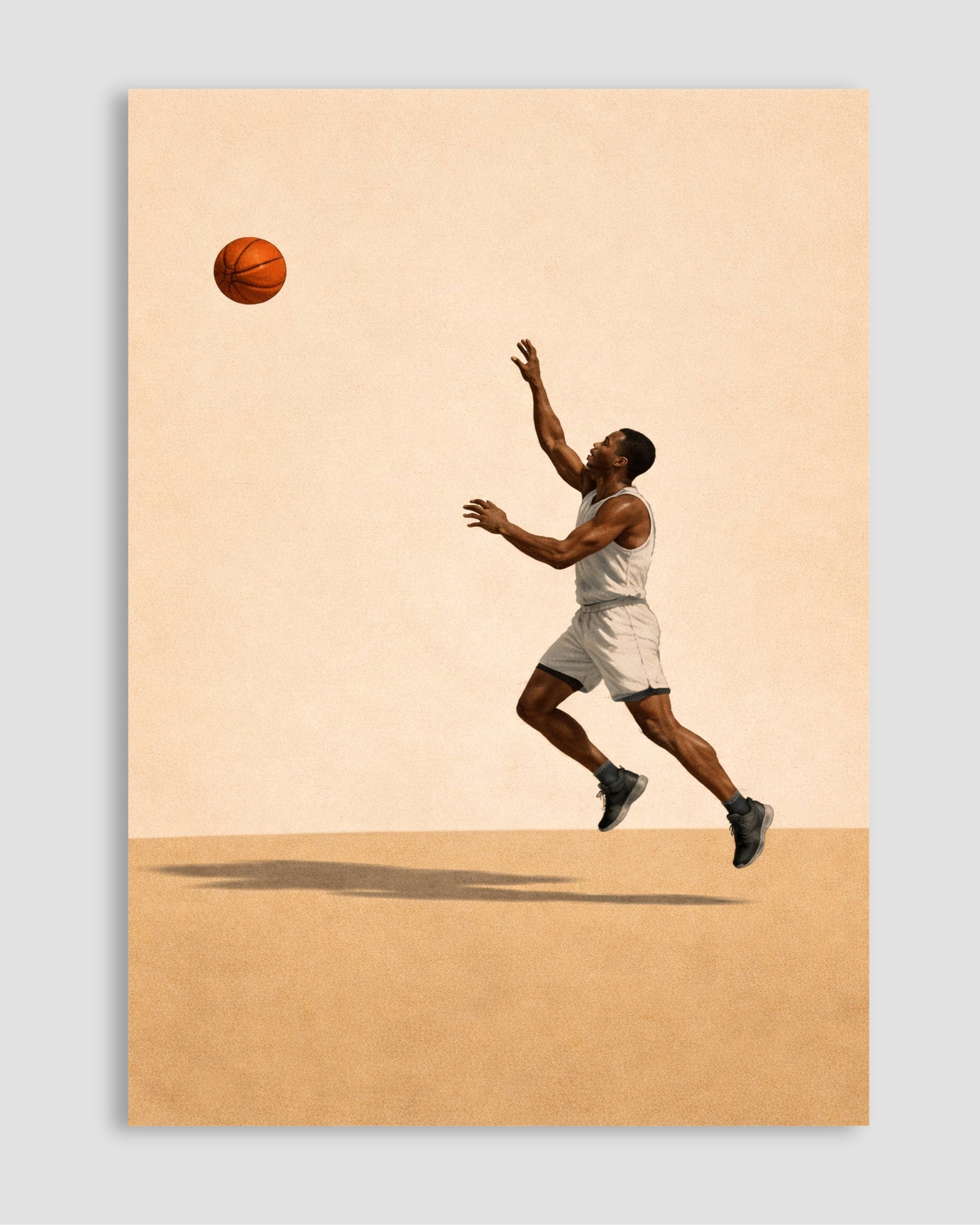Basketball No.4 Poster