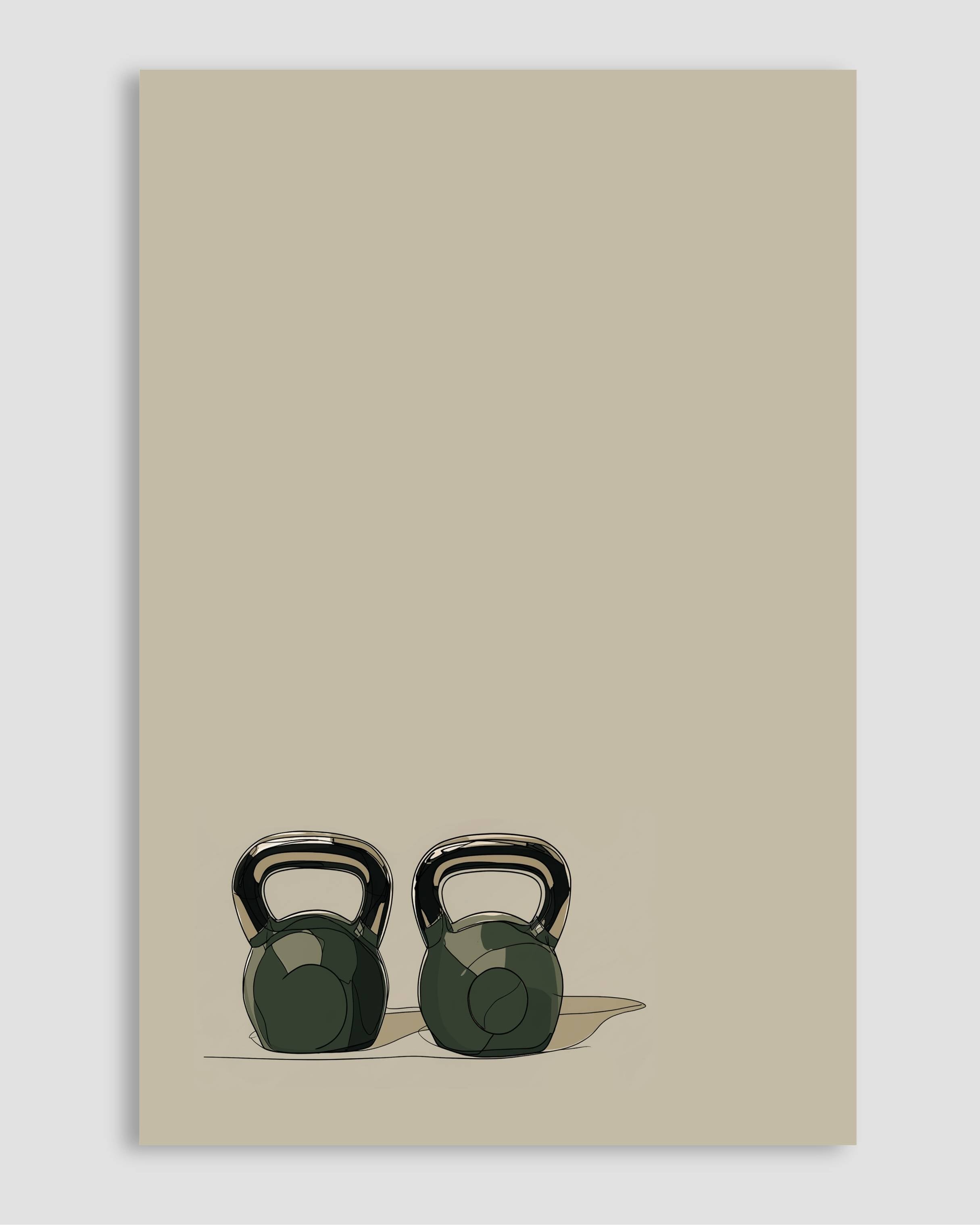 Dumbbells No.2 Poster