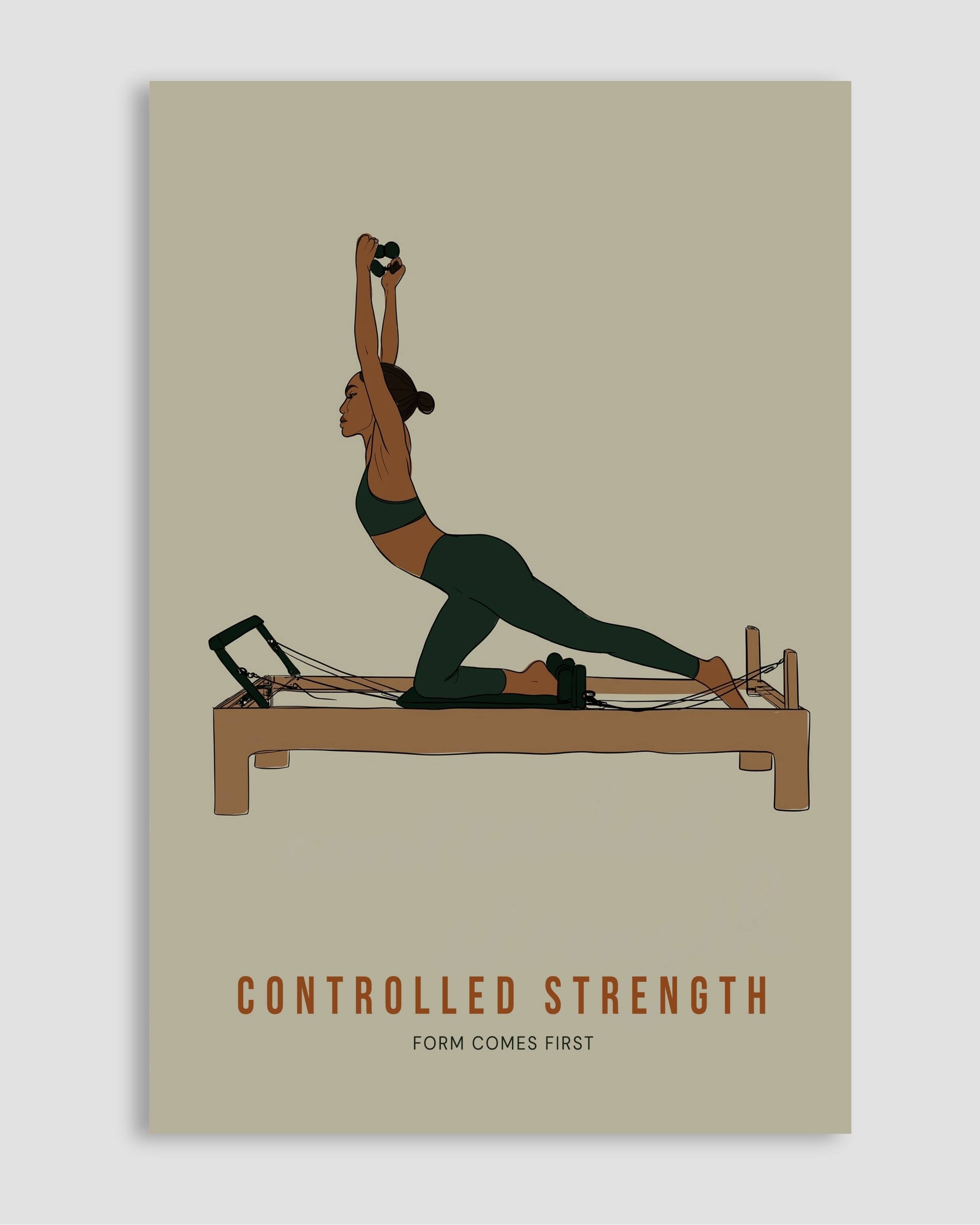 Controlled Strength Poster