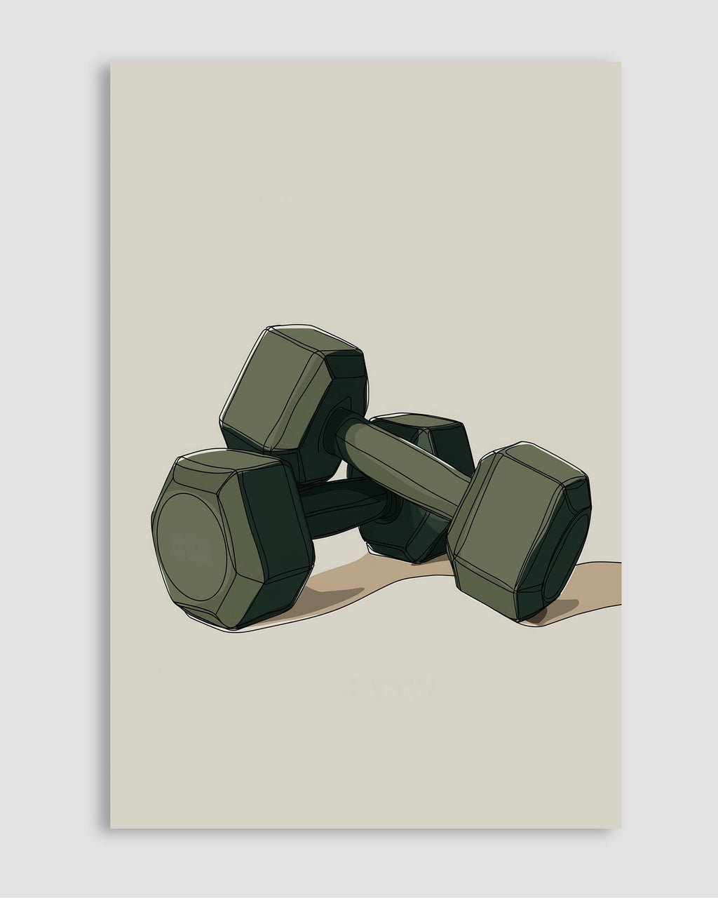 Dumbbells Poster