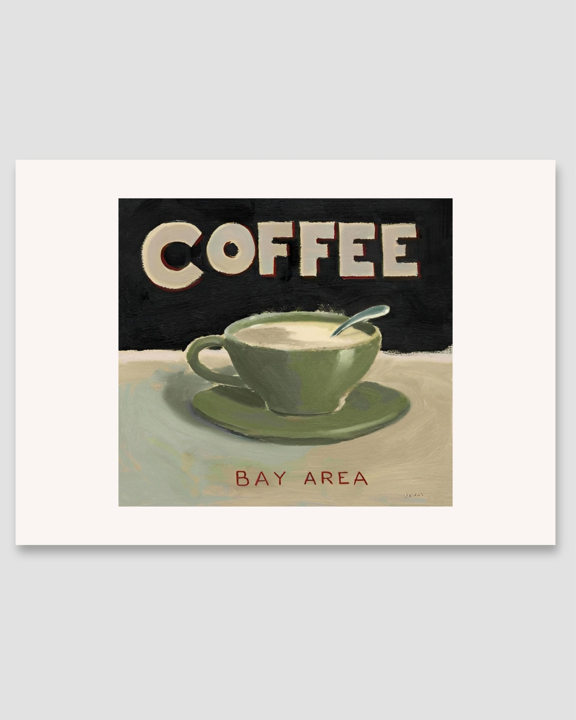 Coffee, Bay Area Poster