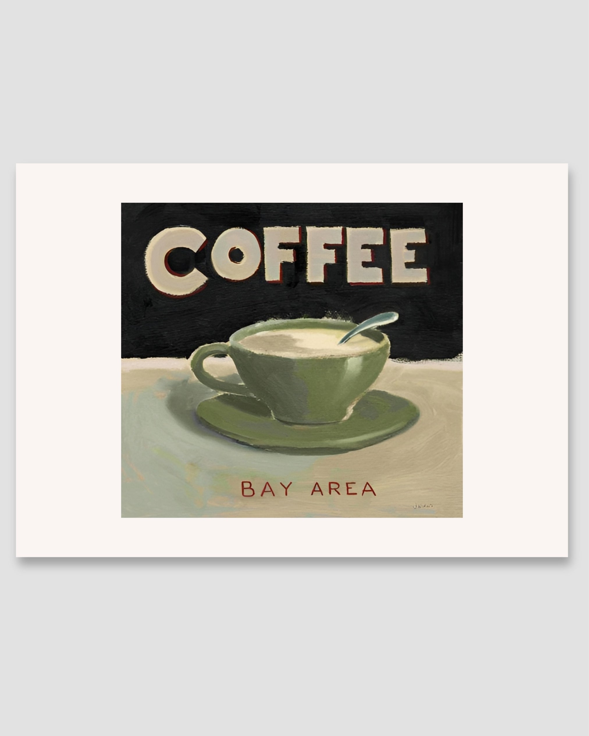 Coffee, Bay Area Poster
