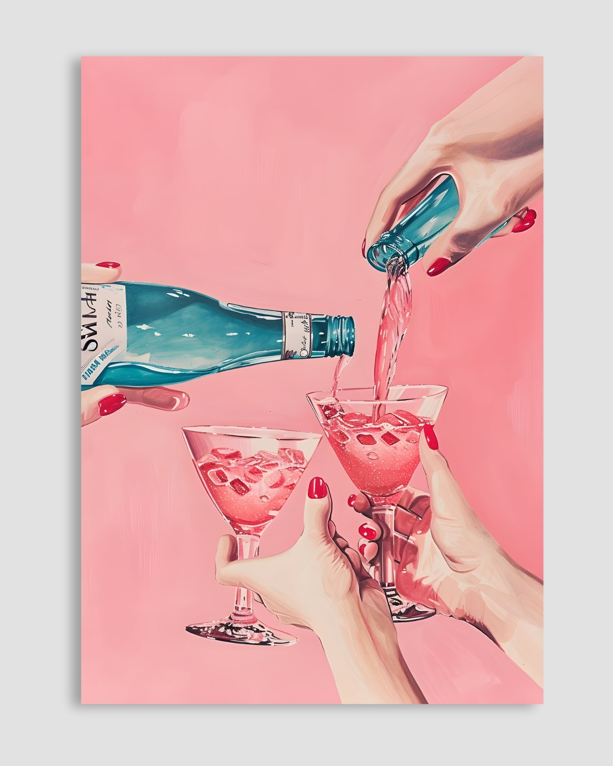 Rosé Flow Poster