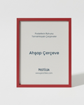 Ahşap Çerçeve - Kırmızı