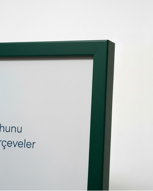 Ahşap Çerçeve - Yeşil
