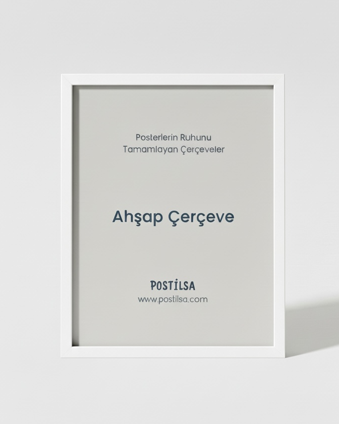 Ahşap Çerçeve - Beyaz