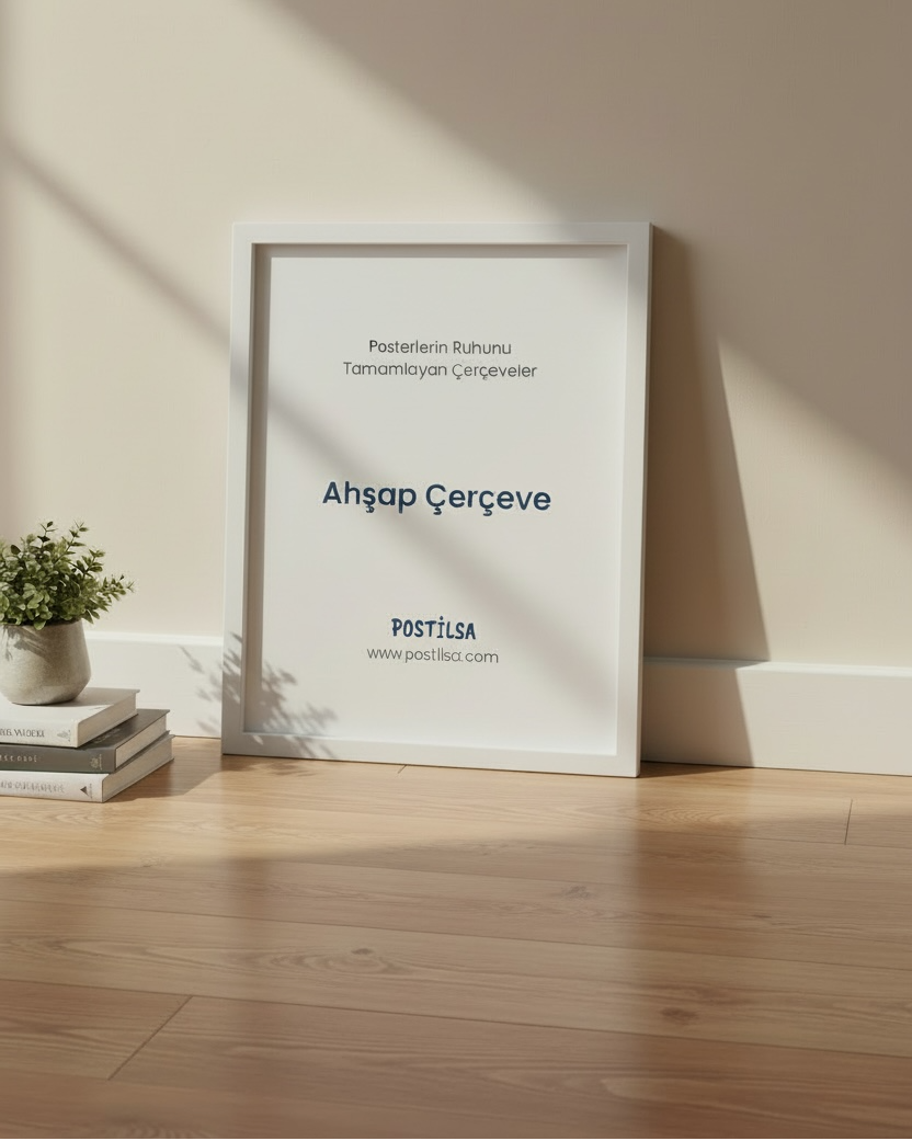 Ahşap Çerçeve - Beyaz