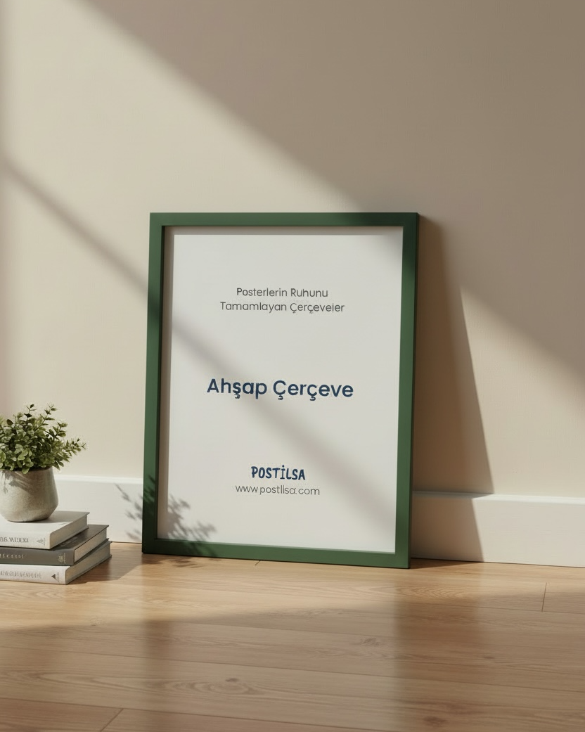 Ahşap Çerçeve - Yeşil