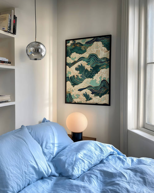 Blue Waves No.2 Poster