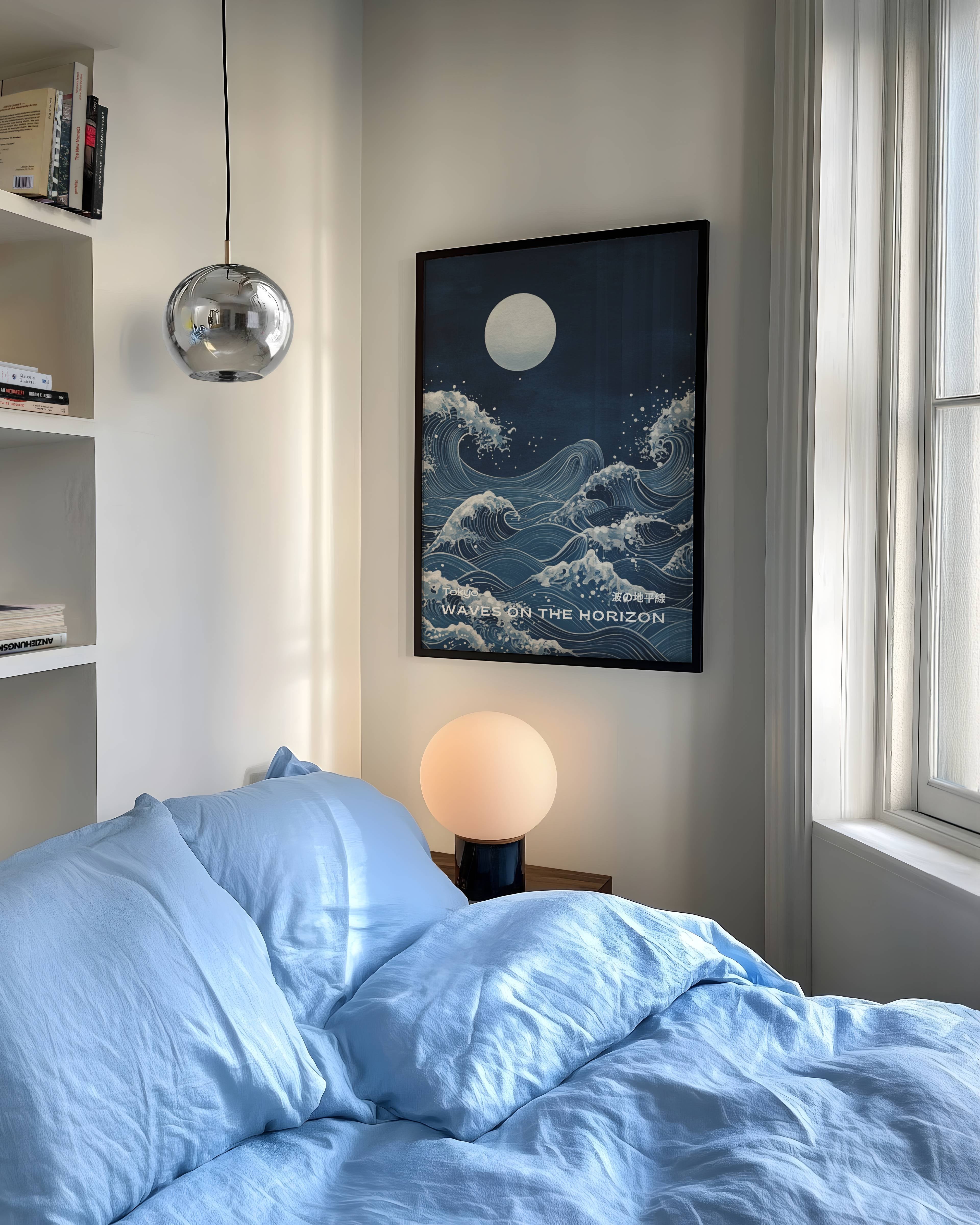 Waves On The Horizon Poster