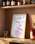 The Leaning Tower of Fizz-a Poster