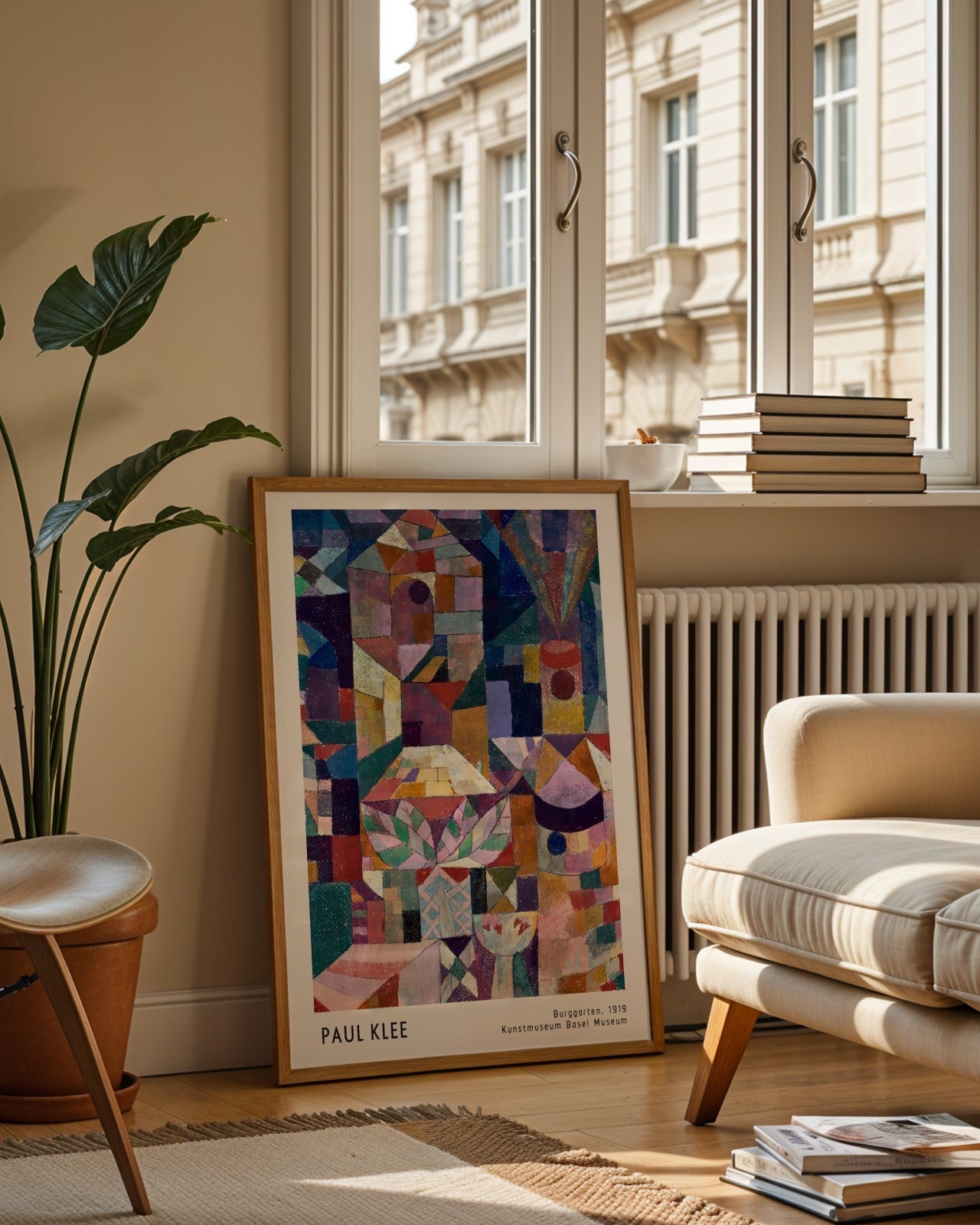 Paul Klee Burggarten Poster