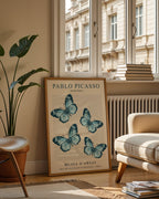 Picasso The Butterfly Poster