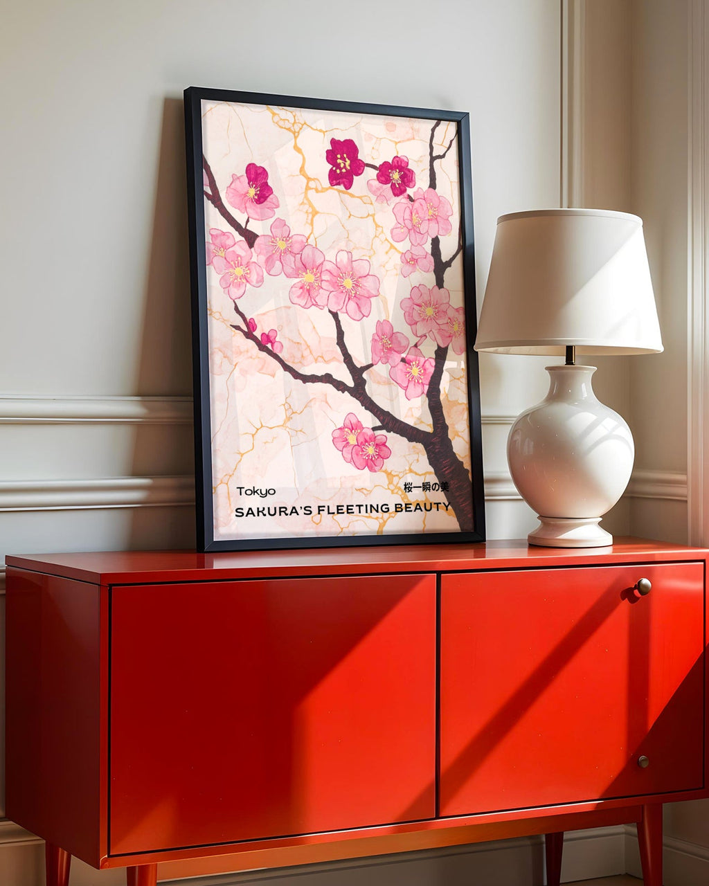 Sakura's Fleeting Beauty Poster