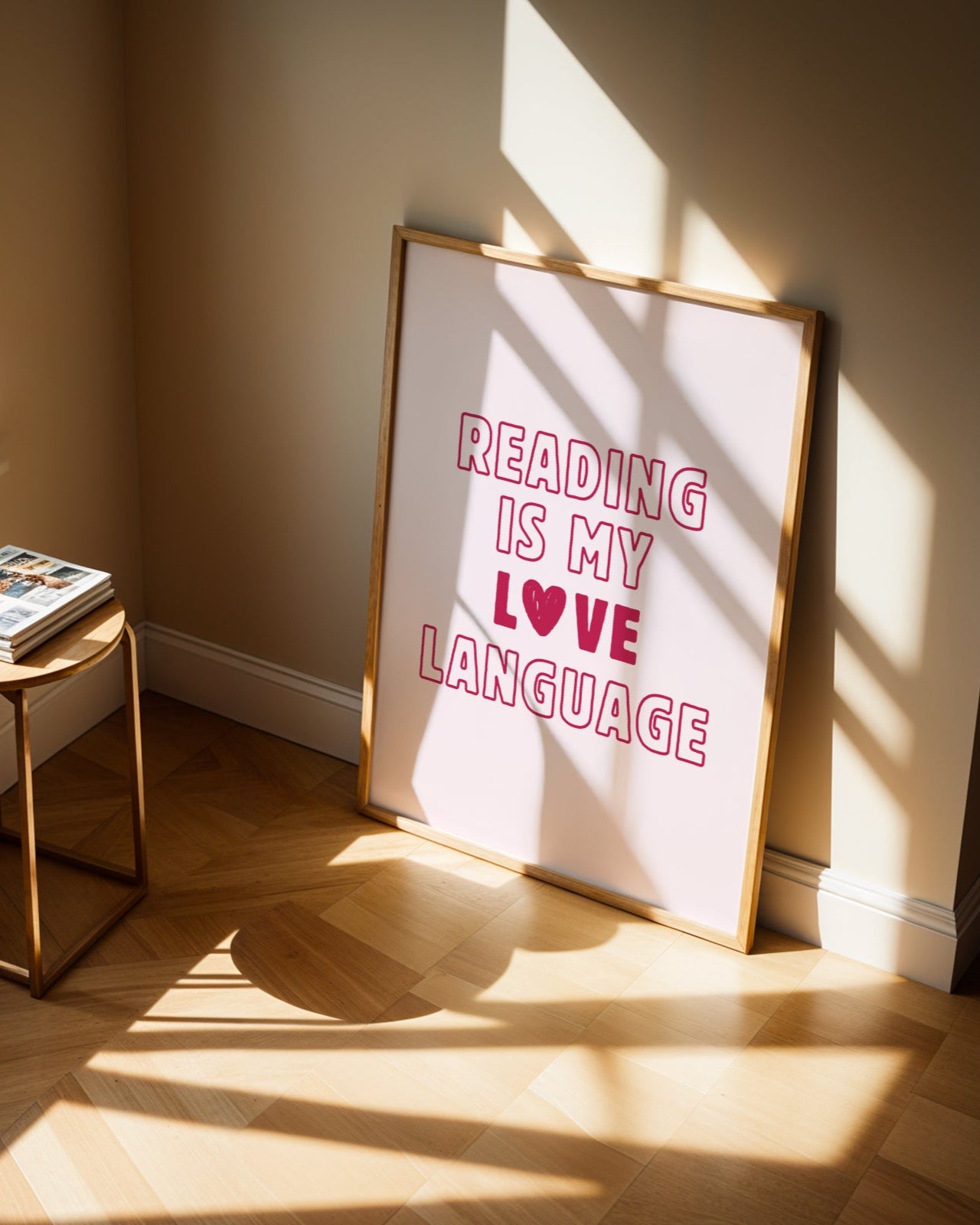 Reading Is My Love Language Poster