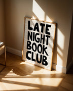Late Night Book Club Poster