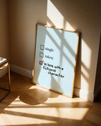 In Love With a Fictional Character Poster