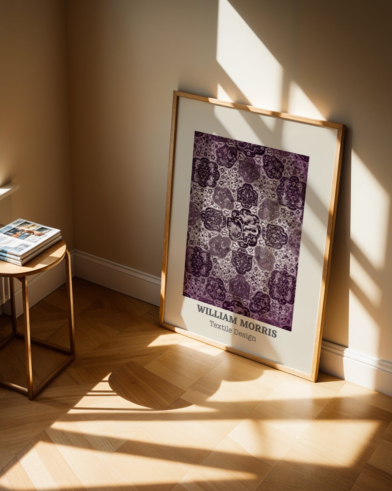 William Morris Textile Design Poster