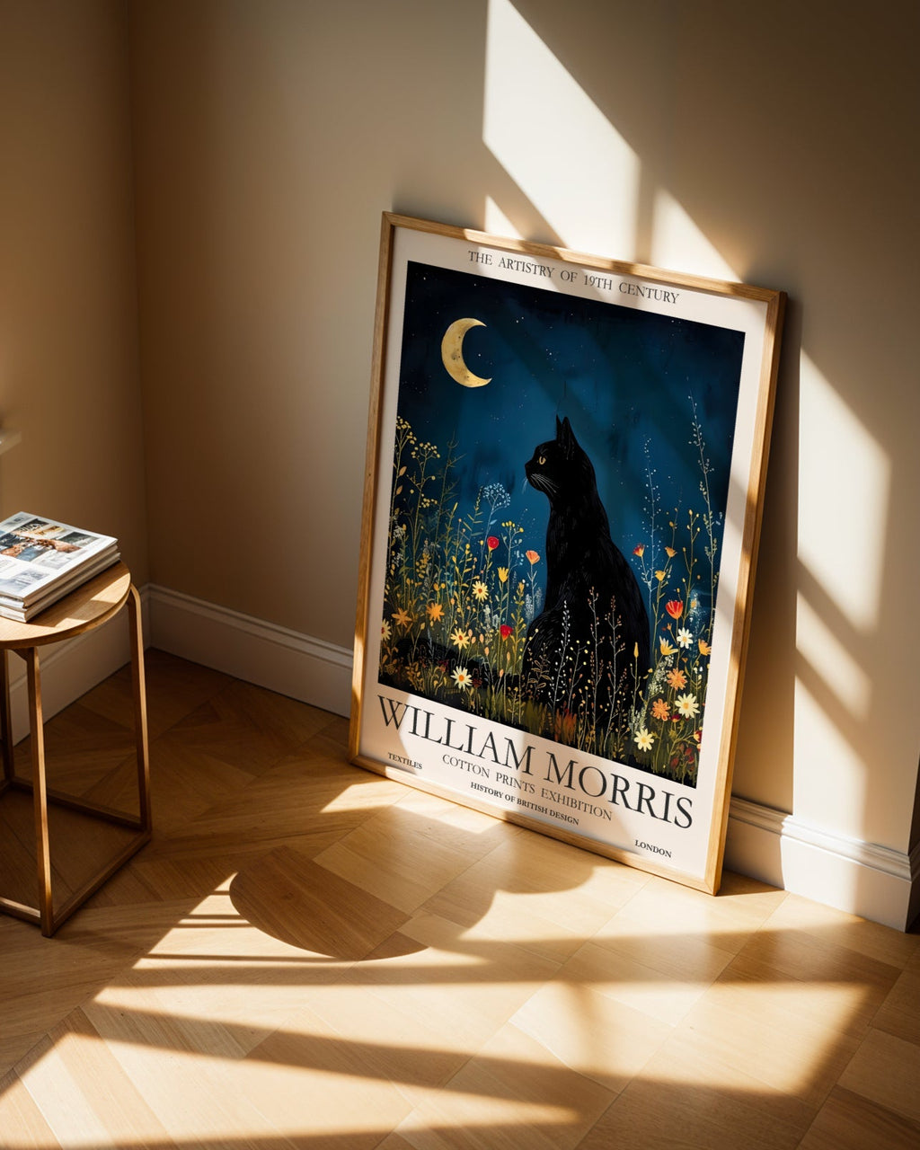 William Morris Cotton Prints Exhibition Poster