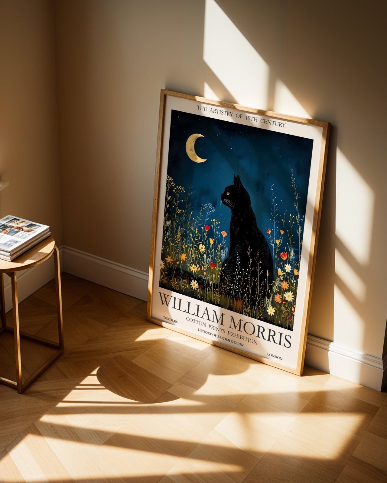 William Morris Cotton Prints Exhibition Poster