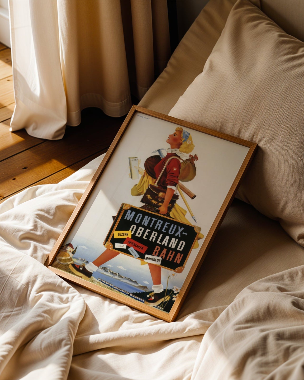 Leupin Montreux Oberland Poster