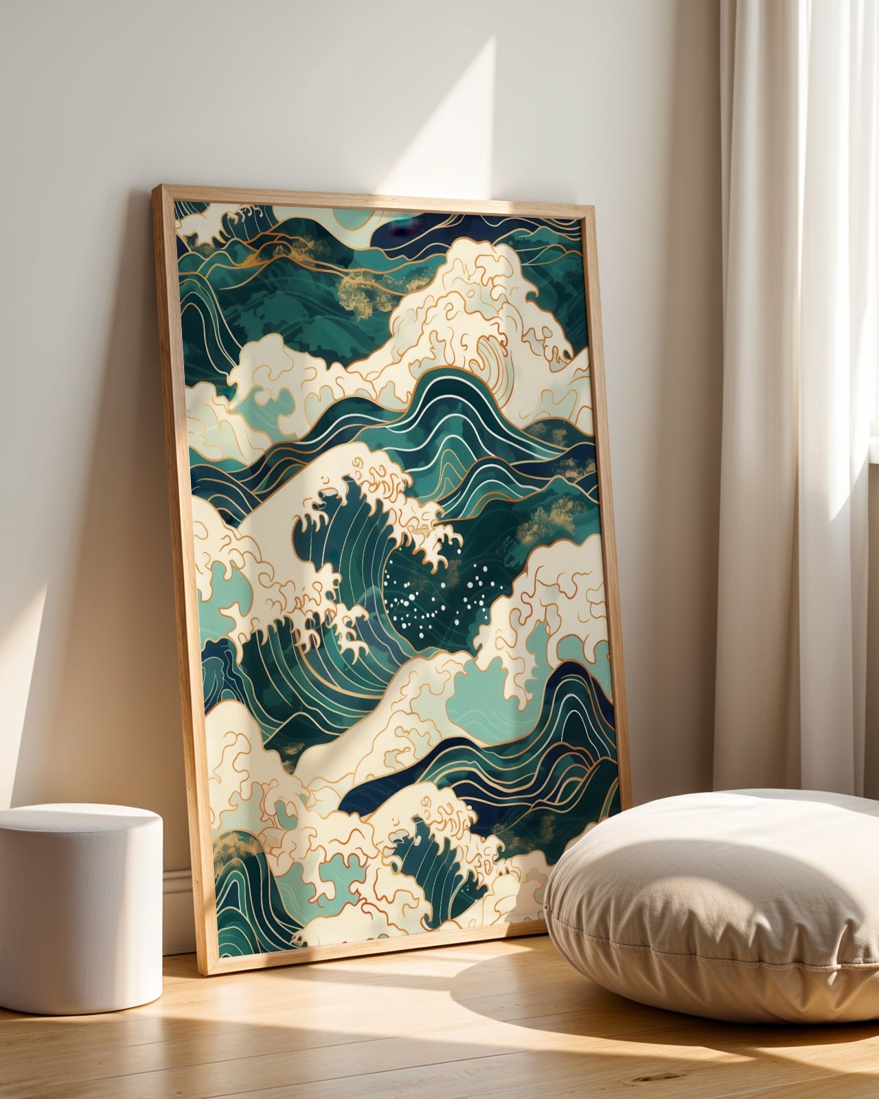 Blue Waves No.2 Poster