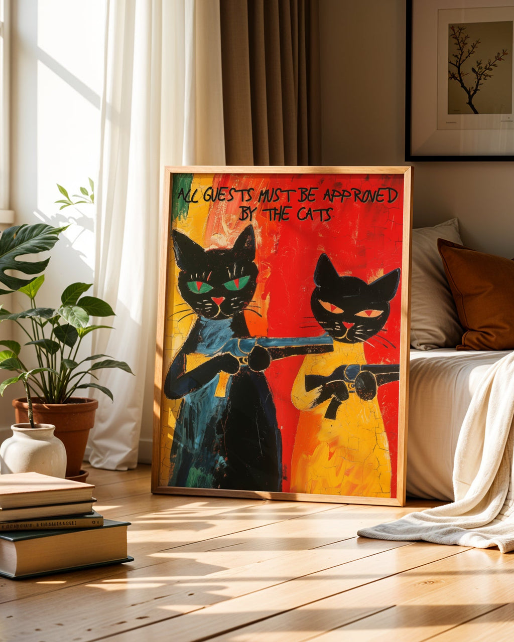 All Guests Must Be Approved By The Cat No.2 Poster